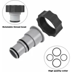 Intex Adaptateur De Tuyau De Rechange Pour Pompes Série A, Lot De 2, 8 Pouces -Hayward Aquaspa Boutique 99713909 3