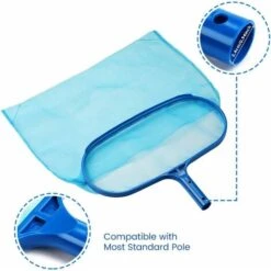 Epuisette Piscine Heavy Duty Profond-Sac Piscine Feuille Rake Net,épuisette De Fond De Grand Capacité Pour Votre Piscine -Hayward Aquaspa Boutique 99980165 3